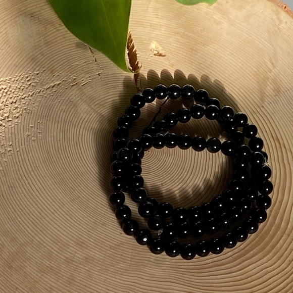 Rainbow Obsidian Beaded Bracelet - Picture 3 of 3